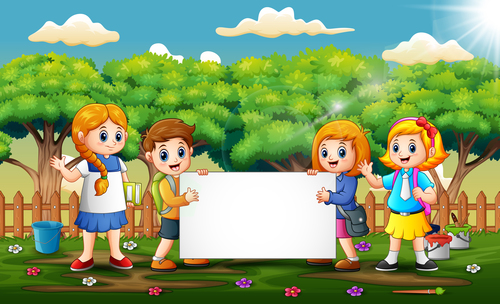 Kids-cartoon-background-vector