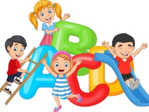 cartoon-little-happy-children-with-numbers-free-vector